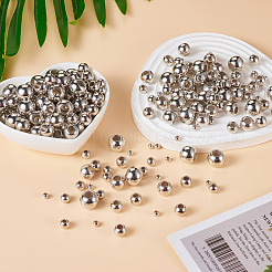 250Pcs 5 Styles CCB Plastic European Beads&nbsp;CCB-TA0001-07