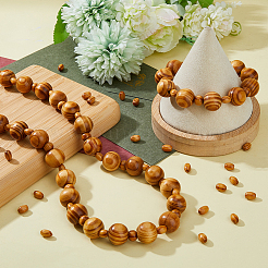 500Pcs Natural Wood Beads&nbsp;WOOD-DC0001-15