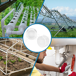 Plastic Water Pipe End Caps&nbsp;FIND-WH0137-14B-01
