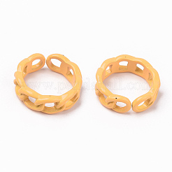 Spray Painted Alloy Cuff Rings&nbsp;X-RJEW-T011-29A-RS