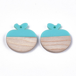 Resin & Wood Pendants&nbsp;RESI-S358-46B