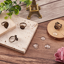 Finger Rings Making Kits&nbsp;DIY-FW0001-12
