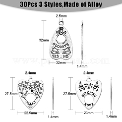 30Pcs 3 Styles Tibetan Style Alloy Pendants&nbsp;TIBEP-CJ0003-12