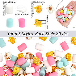 100Pcs Resin Cabochons&nbsp;RESI-SC0006-86A