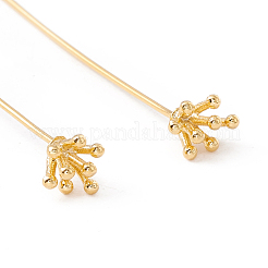 Brass Flower Head Pins&nbsp;FIND-B009-03G