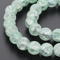 Crackle Glass Beads Strands&nbsp;GLAA-S192-D-008