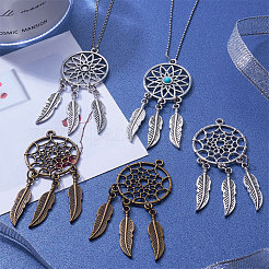 Tibetan Style Alloy Big Pendants&nbsp;PALLOY-NB0001-04