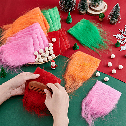 24Pcs 4 Colors Polyester Beards&nbsp;DIY-HY0003-36