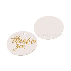 100Pcs Hot Stamping Paper Thank You Printed Gift Tags&nbsp;CDIS-H007-05