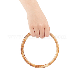 Rattan Woven Wood Bag Handles&nbsp;WOOD-PH0008-95
