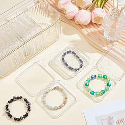 Rectangle Plastic Bangle Organizer Boxes&nbsp;CON-WH0107-91