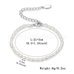 S925 Silver Freshwater Pearl Jewelry Set Necklace Bracelet Anklet for Women&nbsp;RY7291-2