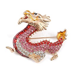 Dragon Alloy Rhinestones Brooches&nbsp;JEWB-S022-09C