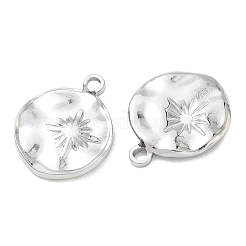 Hammered 304 Stainless Steel Pendants&nbsp;SA-CBA97DF-11P
