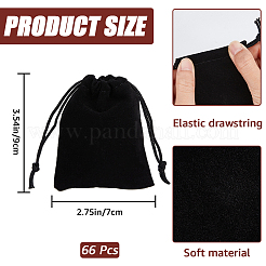 Rectangle Velvet Drawstring Pouches&nbsp;TP-CN0001-03A-02