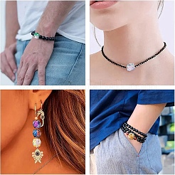 60Pcs 6 Colors Two Tone Transparent Spray Painted Acrylic Beads&nbsp;ACRP-YW0001-14