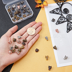 48Pcs 24 Styles Tibetan Style Alloy Beads&nbsp;FIND-PH0002-37
