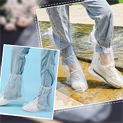 100Pcs PE Disposable Waterproof Shoe Cover&nbsp;DIY-GO0003-37