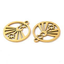 201 Stainless Steel Pendants&nbsp;STAS-Q245-13G