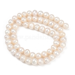 Natural Cultured Freshwater Pearl Beads Strands&nbsp;PEAR-I007-07Y-04A