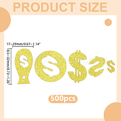 500Pcs 5 Bags PVC Confetti&nbsp;DIY-HY0003-71