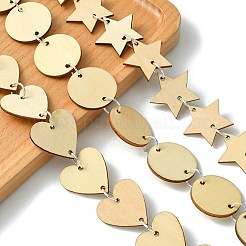 50Pcs Undyed Unfinished Wood Connector Charms&nbsp;WOOD-FS0001-11