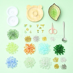 DIY Lampwork Beaded Bracelet Making Kit&nbsp;DIY-FZC0001-01A