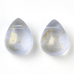 Transparent Spray Painted Glass Beads&nbsp;LS-GLAA-T017-01-A02