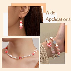 8Pcs 8 Styles Handmade Lampwork Beads&nbsp;LAMP-CJ0003-16