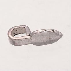 Spade Tibetan Style Pendant Glue-on Bails&nbsp;AB3357Y-NF