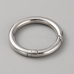 316 Stainless Steel Spring Gate Rings&nbsp;X-STAS-WH0033-35B