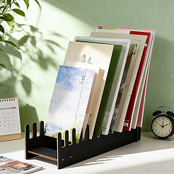 Wood Desktop Card Storage Rack&nbsp;ODIS-WH0025-332
