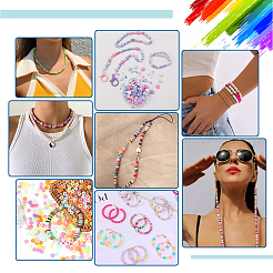 40 strand 40 stytle Handmade Polymer Clay Beads&nbsp;CLAY-PH0001-86