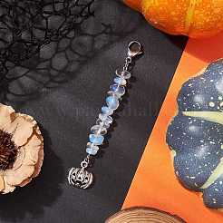Halloween Pumpkin Alloy Pendant Decorations&nbsp;HJEW-JM02073-04