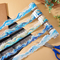 5 Rolls 5 Styles PET Self-Adhesive Stickers&nbsp;DIY-TA0014-38