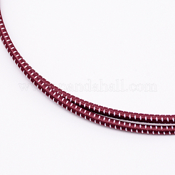 Polyester Latex Elastic Cord Shoelace&nbsp;AJEW-WH0121-55C