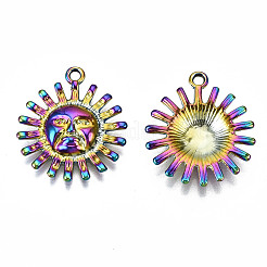 Rainbow Color Alloy Pendants&nbsp;PALLOY-S180-033-RS