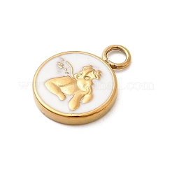 304 Stainless Steel Enamel Pendants&nbsp;STAS-B113-15G