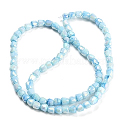 Electroplate Glass Beads Strand&nbsp;GLAA-G088-03-01C