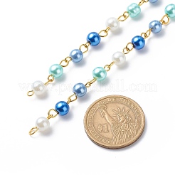 Handmade Glass Pearl Beaded Chains&nbsp;AJEW-JB01136-01