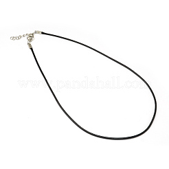 Waxed Cord Necklace Making&nbsp;NJEW-R229-1.5mm