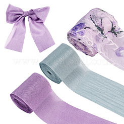 15 Yards 3 Colors Nylon Flower Printed Ribbon Sets&nbsp;OCOR-TA0002-31