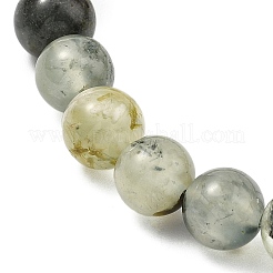 Natural Prehnite Beads Stretch Bracelets for Women Men&nbsp;BJEW-JB13592