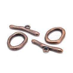 Alloy Toggle Clasps&nbsp;PALLOY-G014-R