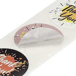 Word Thank You Self Adhesive Paper Stickers&nbsp;X-DIY-M023-03