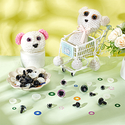 30 Sets 15 Styles Plastic Craft Eyes&nbsp;KY-PH0001-90