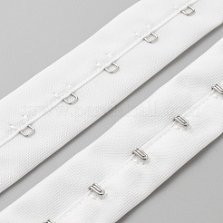 1 Rows 1 Hooks Polyester Bra Extender Iron Clasps&nbsp;DIY-WH0449-87B