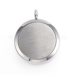316 Surgical Stainless Steel Diffuser Locket Pendants&nbsp;STAS-H342-64P