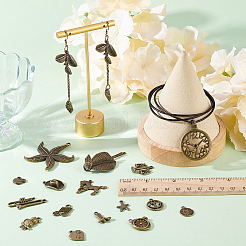 80Pcs 20 Style Tibetan Style Alloy Pendants Sets&nbsp;TIBEP-FG0001-03