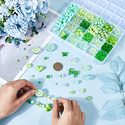 Opaque Transparent Acrylic Beads Kits&nbsp;MACR-SP0001-48A